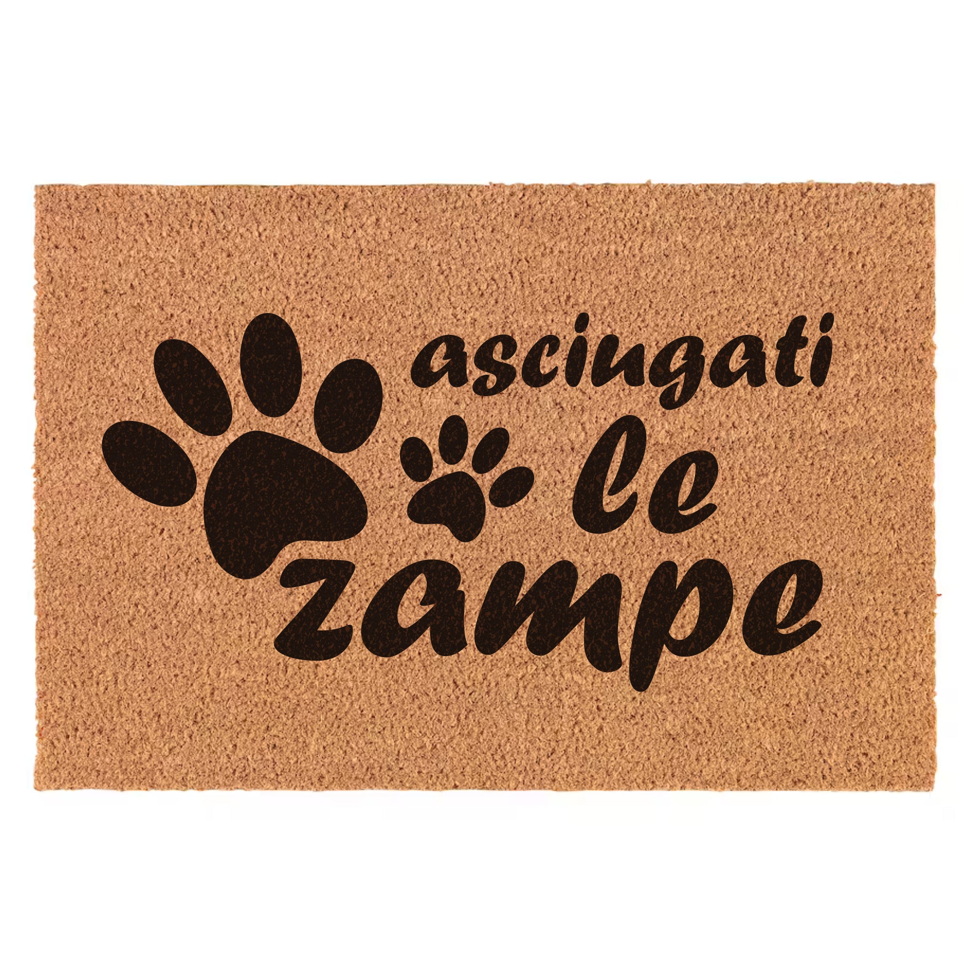 Zerbino Con Cane, Asciugati le Zample 40x60cm