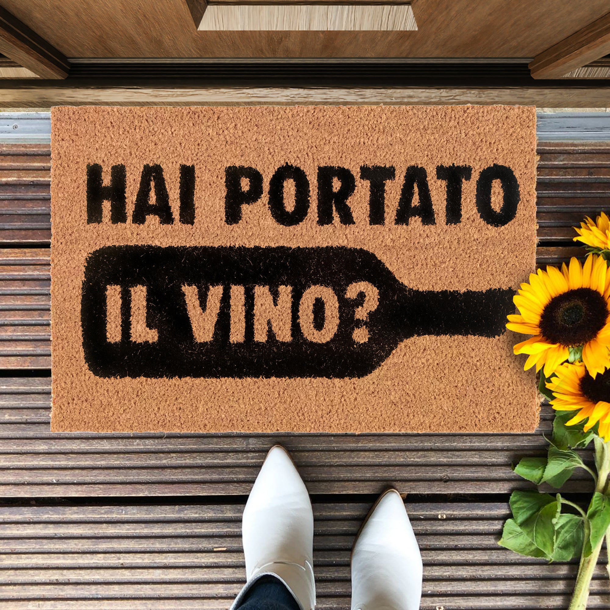 Zerbino Umoristico 60x40 Cm In Polipropilene, Iscrizione Divertente, Antiscivolo, Per Interni/Esterni, Impero