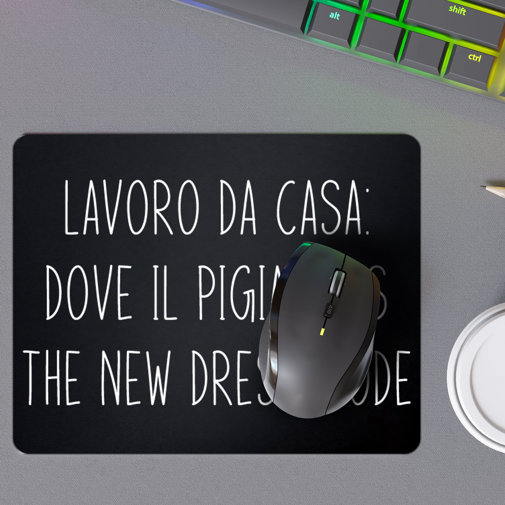 Tappetino Mouse Lavorare Da Casa - 18x23cm