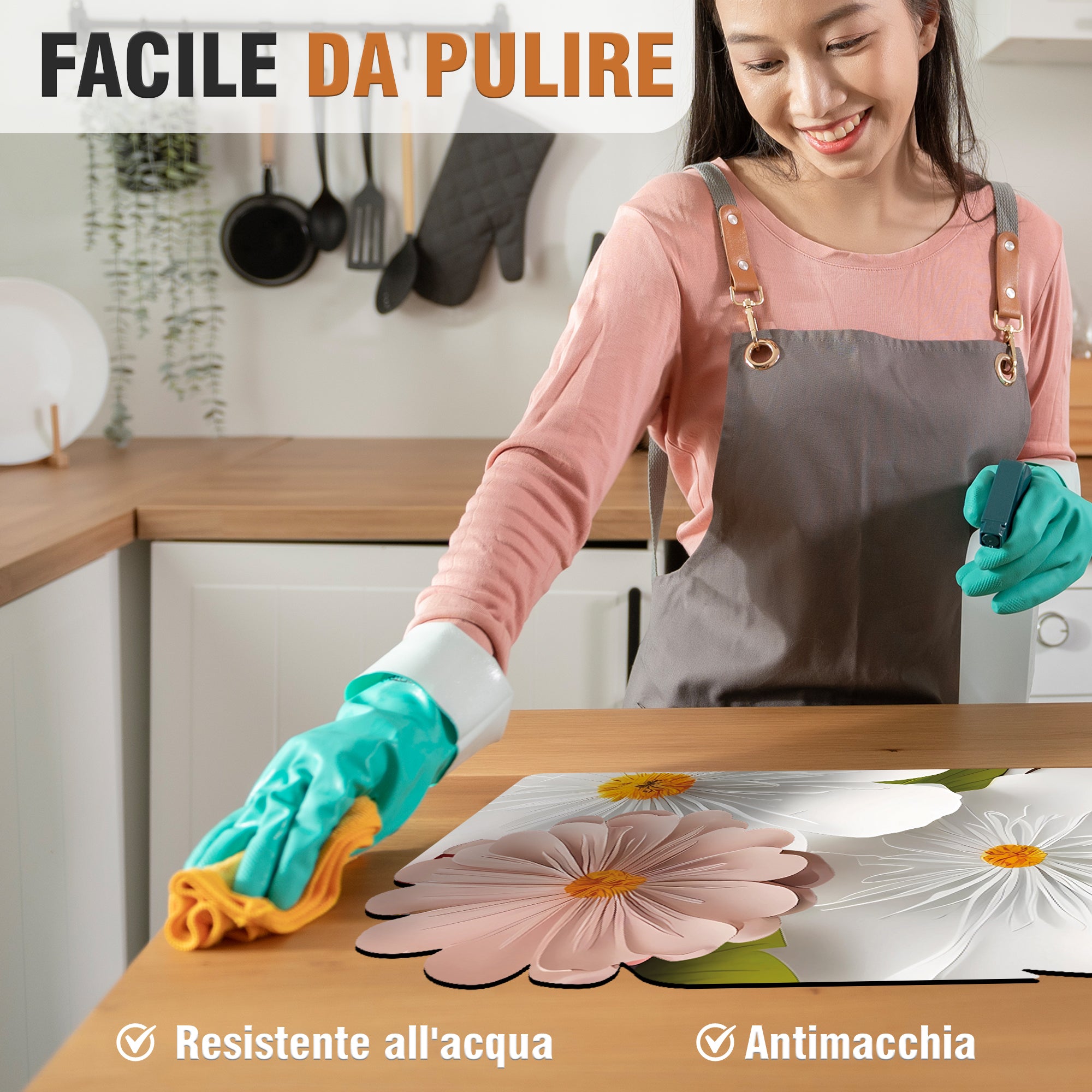 WELCOMAT Passatoia Cucina (Fiori)