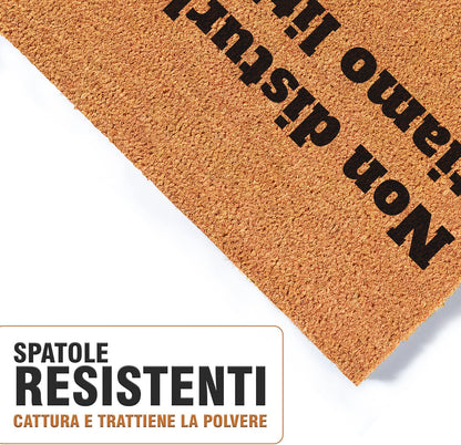 Zerbino Divertente - Non disturbare: stiamo litigando 40x60cm