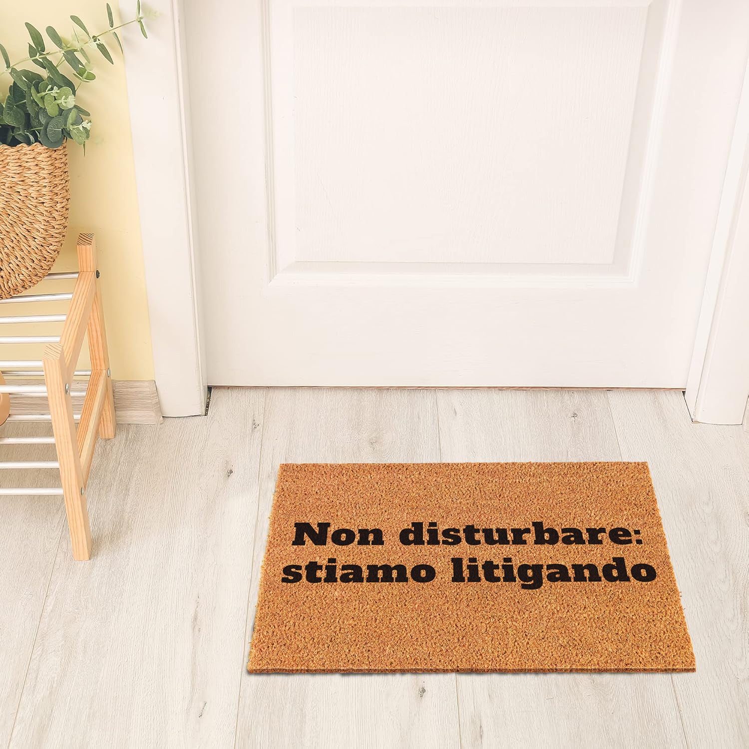 Zerbino Divertente - Non disturbare: stiamo litigando 40x60cm