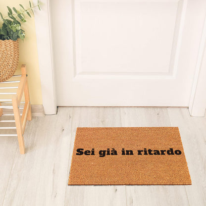 Zerbino Divertente - Sei già in ritardo 40x60cm