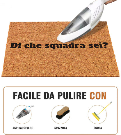Zerbino Divertente - Di che squadra sei? 40x60cm