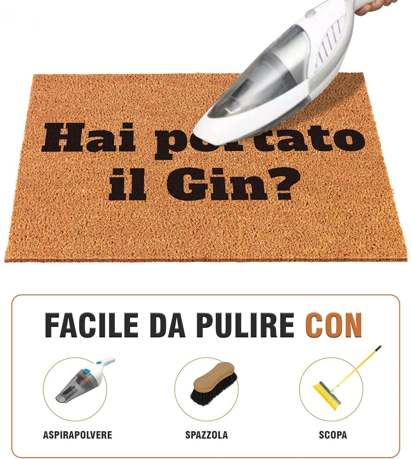 Zerbino Divertente - Hai portato il Gin? 40x60cm