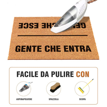 Zerbino Divertente - Gente Che Entra Gente Che Esce 40x60cm