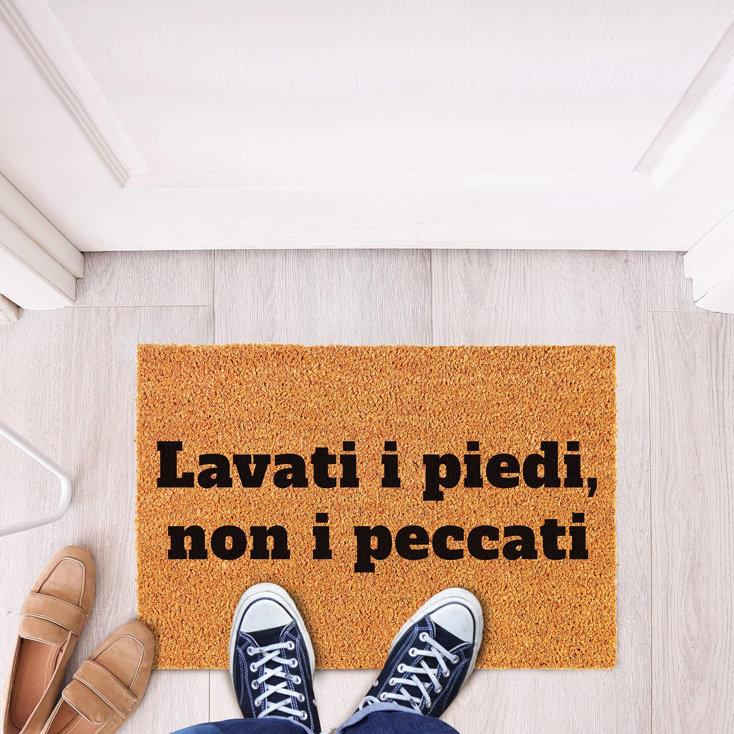 Zerbino Divertente - Lavati i piedi, non i peccati 40x60cm