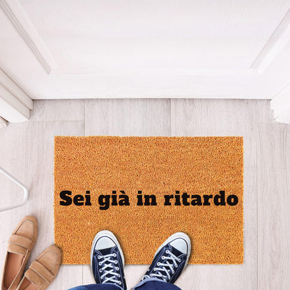 Zerbino Divertente - Sei già in ritardo 40x60cm