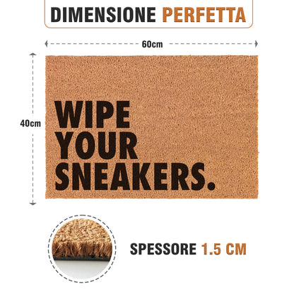 Zerbino Sneakers - WIPE YOUR SNEAKERS, 40x60cm