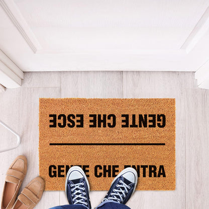 Zerbino Divertente - Gente Che Entra Gente Che Esce 40x60cm