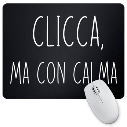 Tappetino Mouse Clicca, Ma Con Cai Ma - 18x23cm