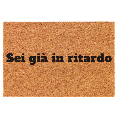 Zerbino Divertente - Sei già in ritardo 40x60cm