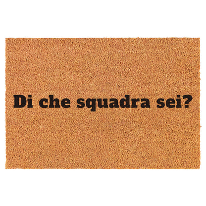 Zerbino Divertente - Di che squadra sei? 40x60cm