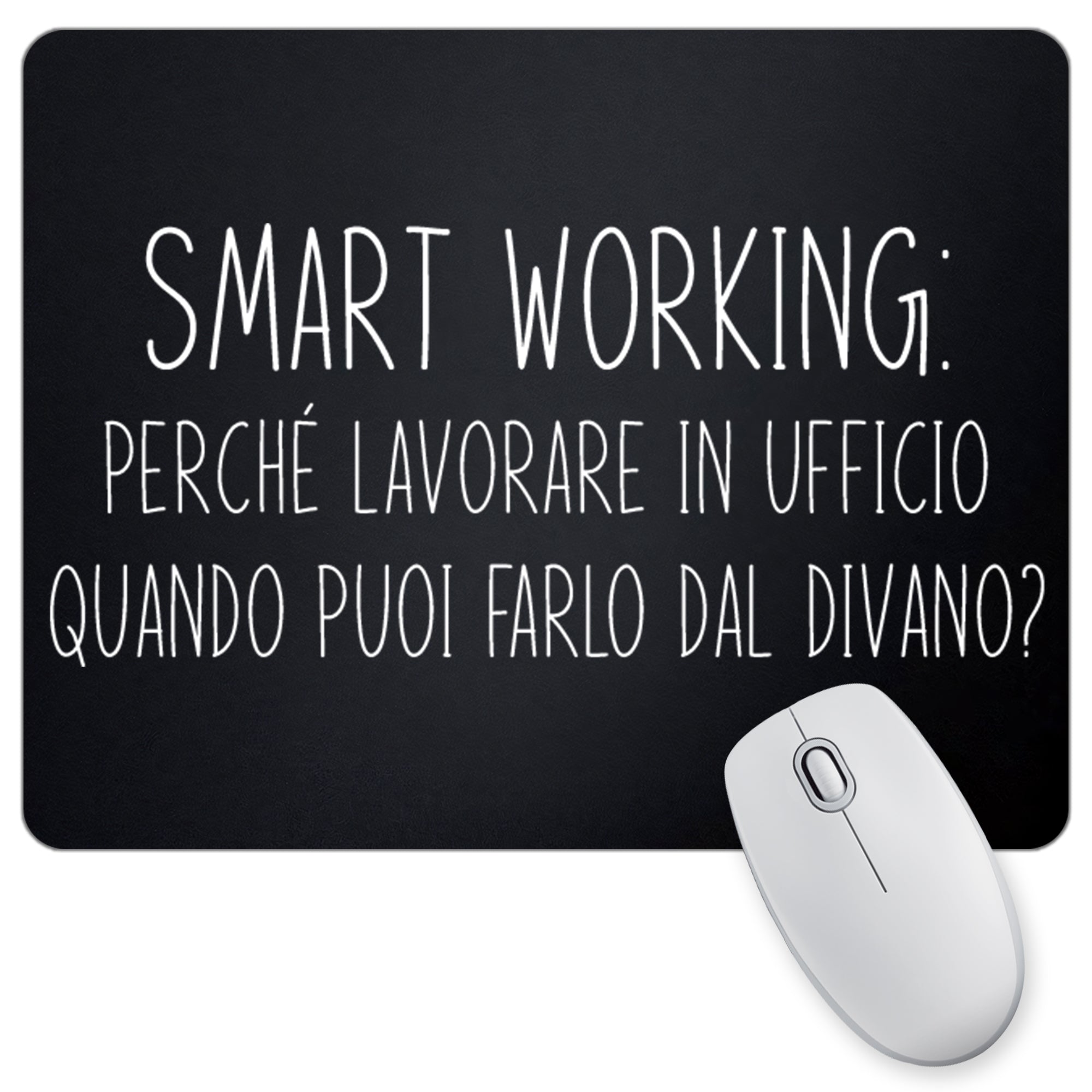 Tappetino Mouse Smart working - 18x23cm